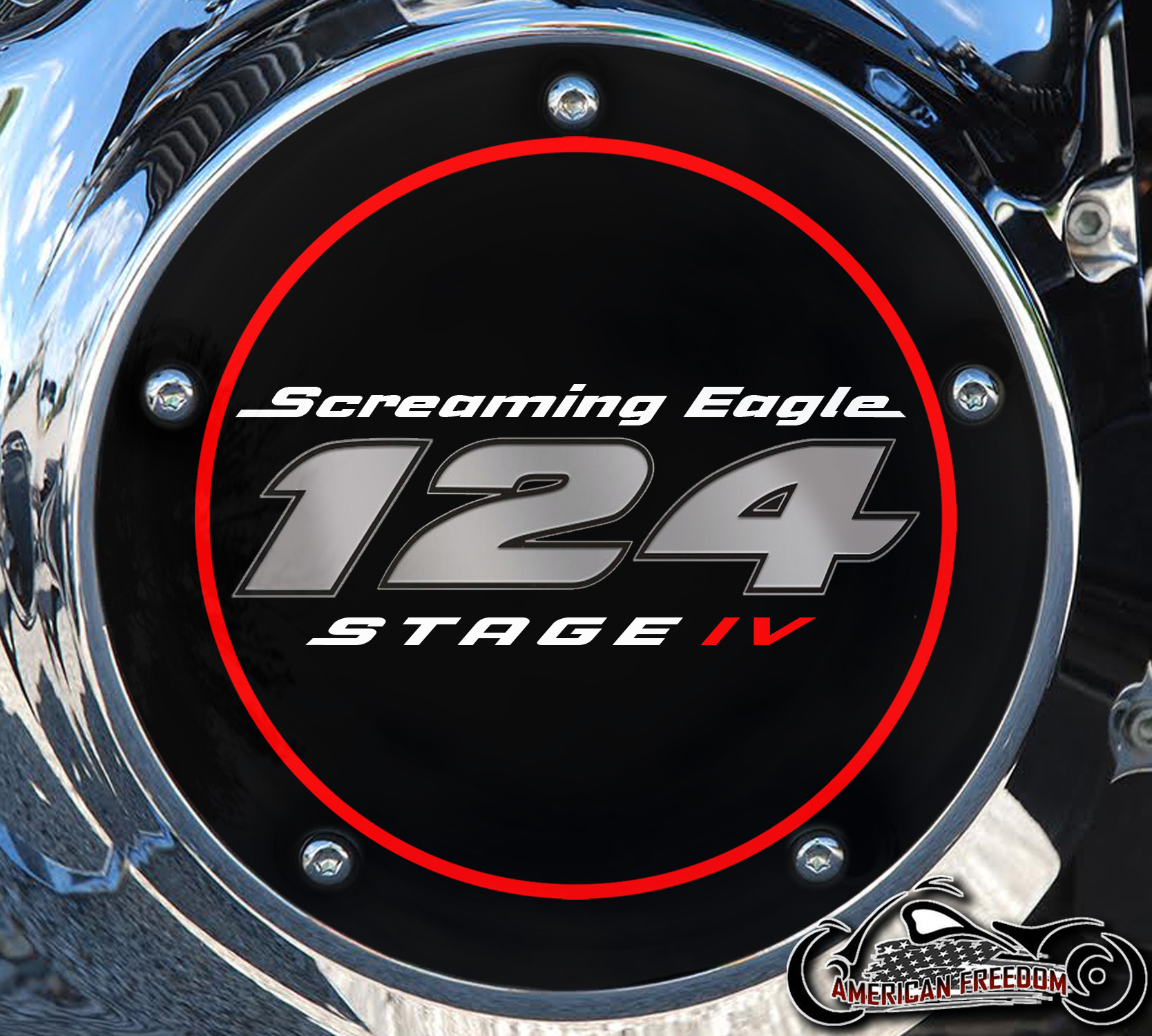 Screaming Eagle Stage IV 124 Derby Cover O/L